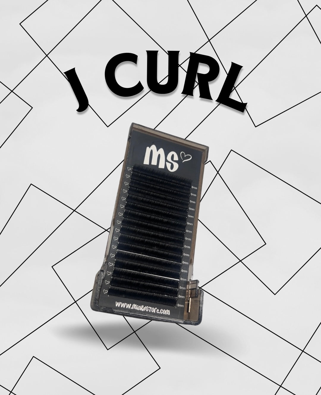 MATTE BLACK BOTTOM LASHES (SINGLE LENGTHS) J CURL